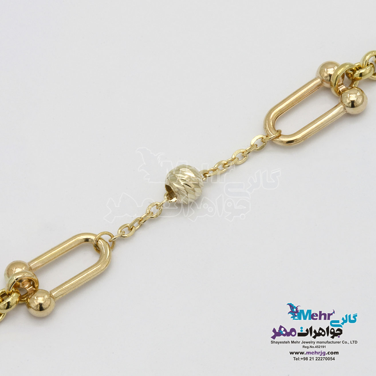 دستبند طلا - طرح تیفانی