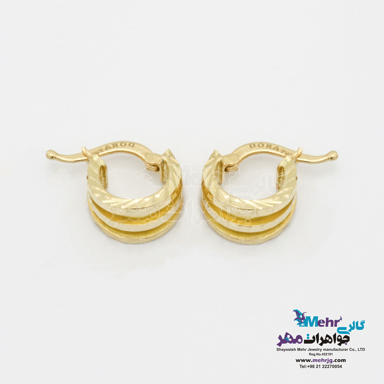 گوشواره طلا - طرح دایانا