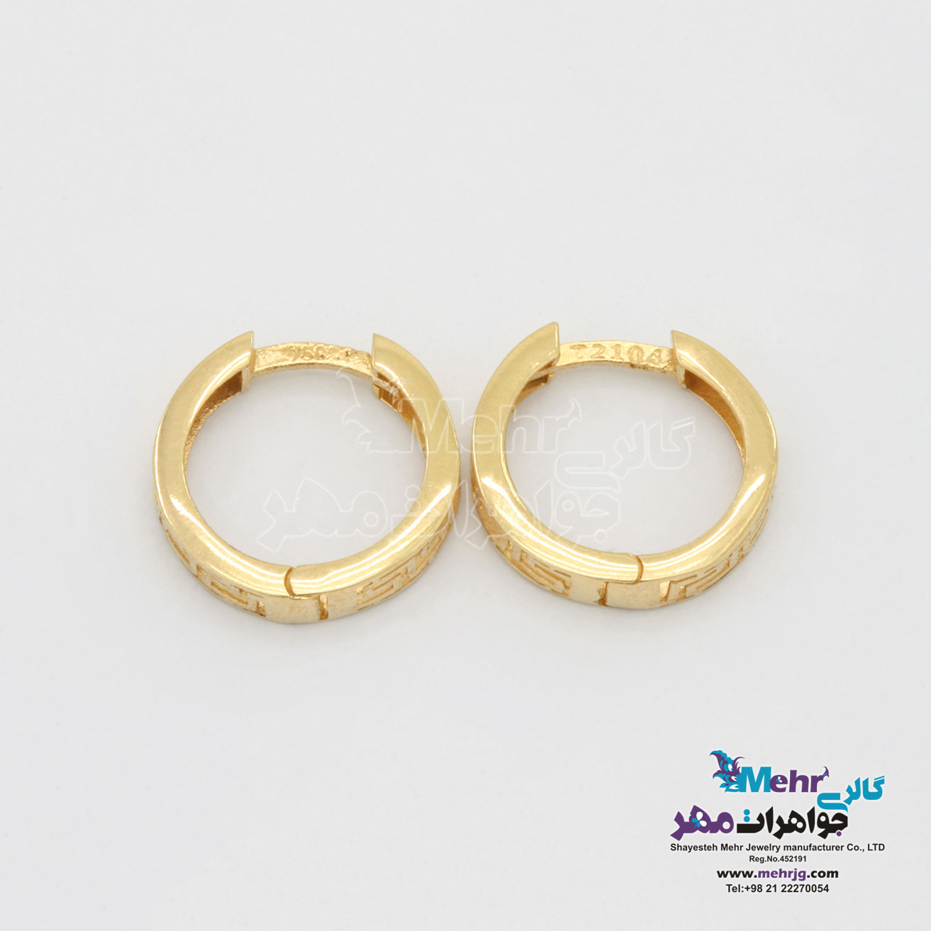 گوشواره طلا - طرح ورساچه
