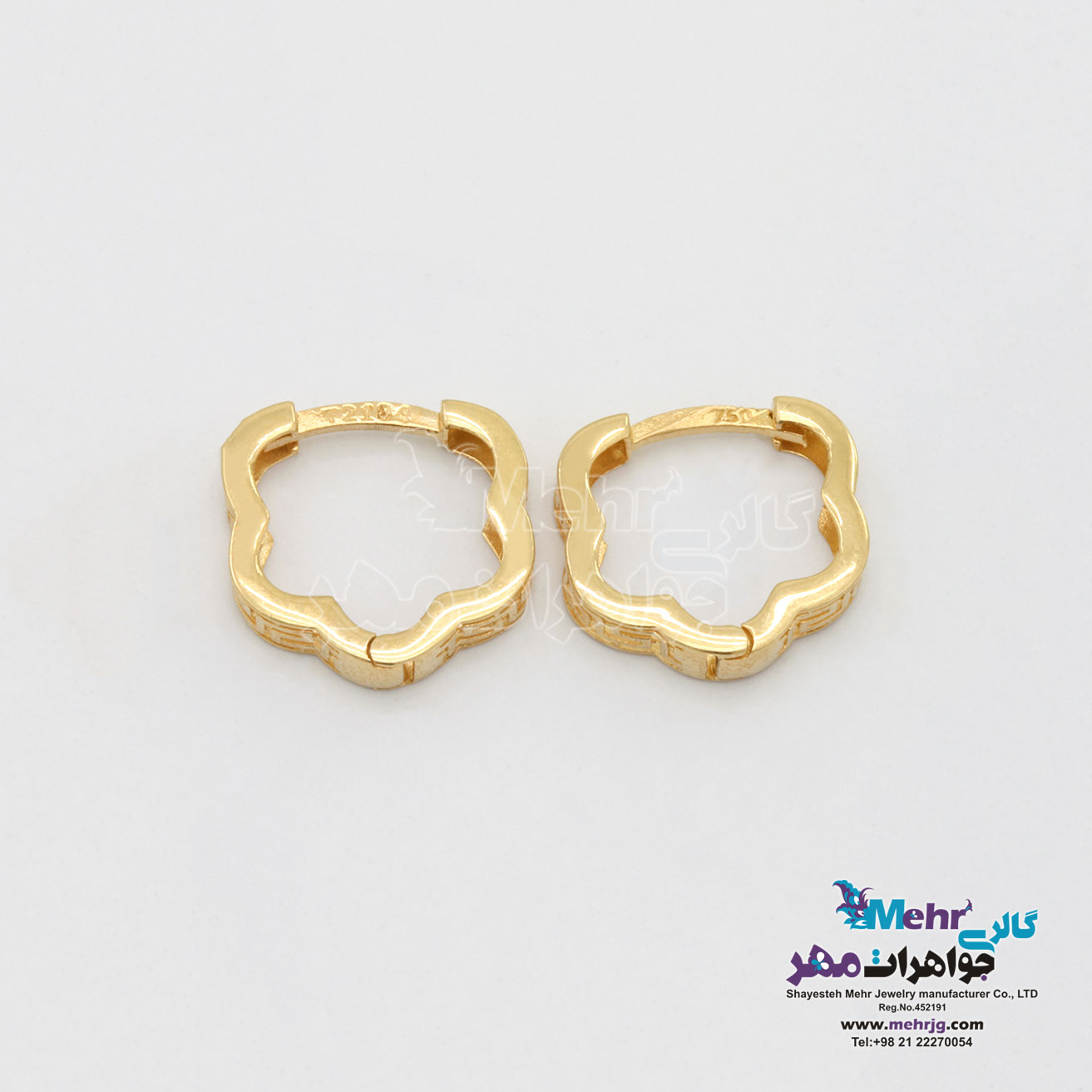گوشواره طلا - طرح ورساچه