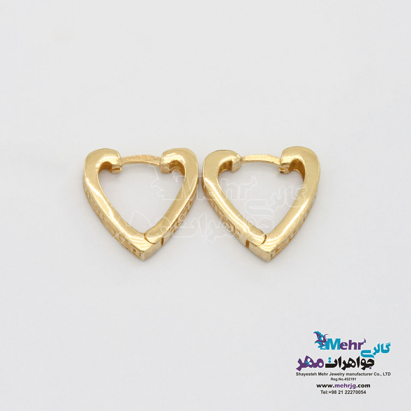 گوشواره طلا - طرح ورساچه