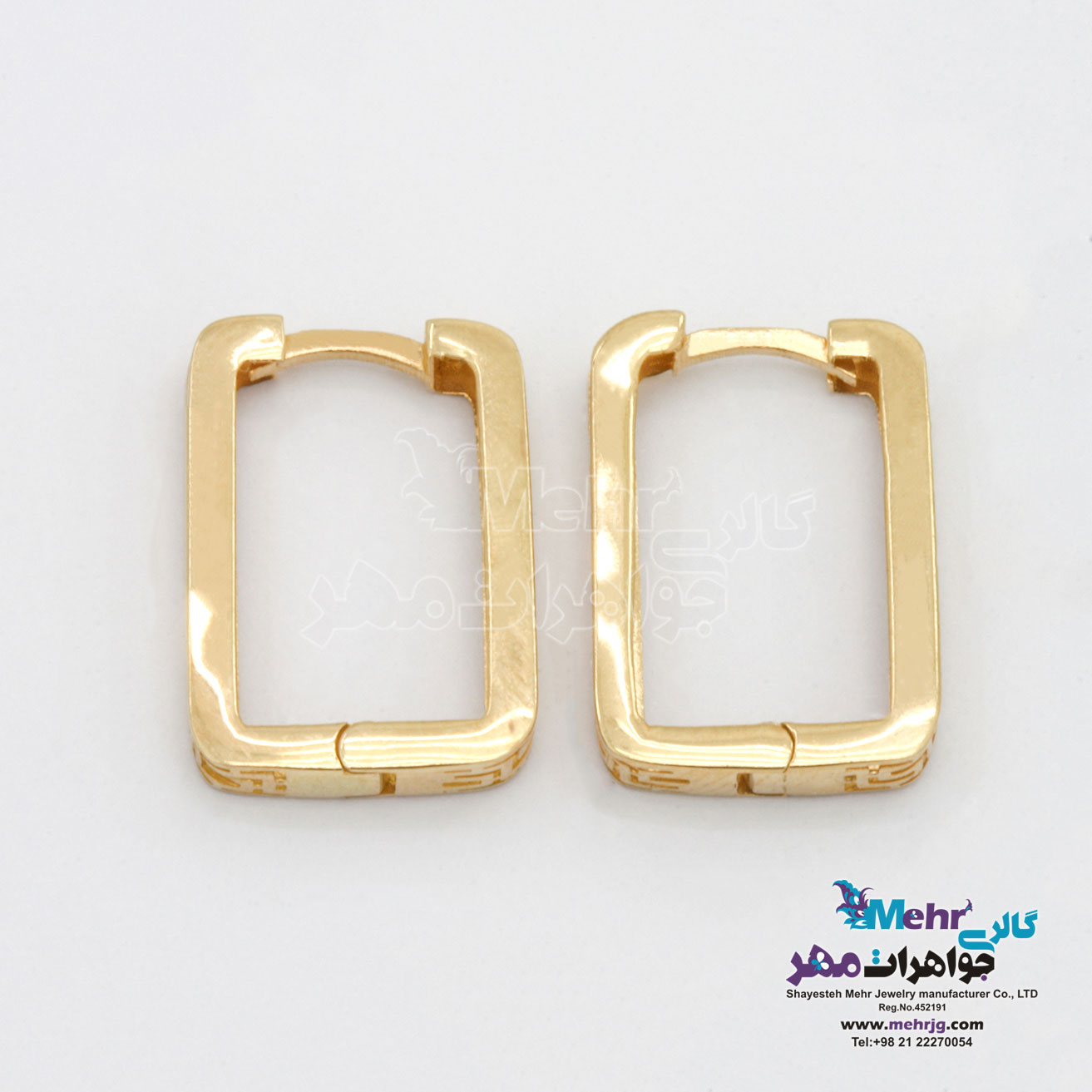 گوشواره طلا - طرح ورساچه