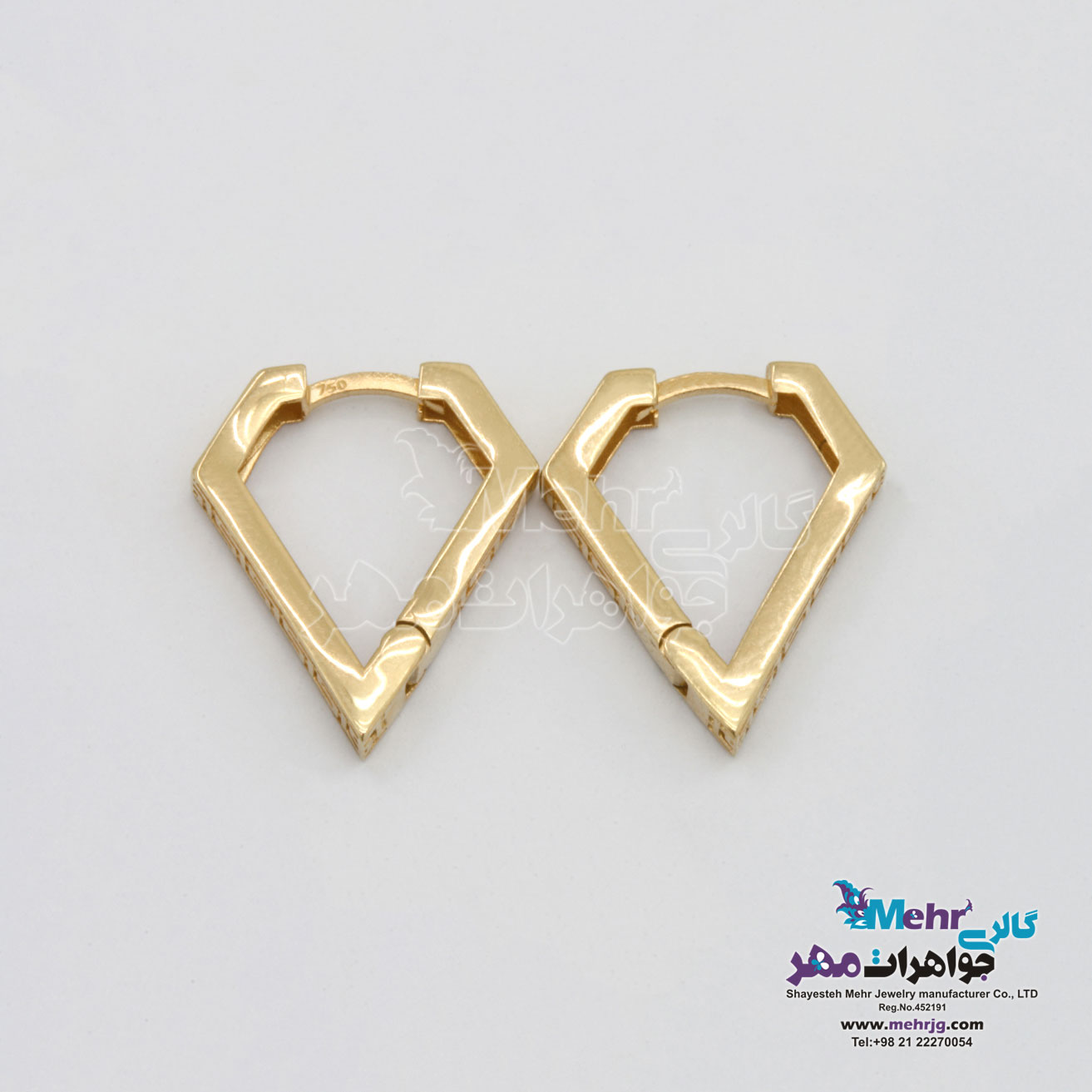 گوشواره طلا - طرح ورساچه
