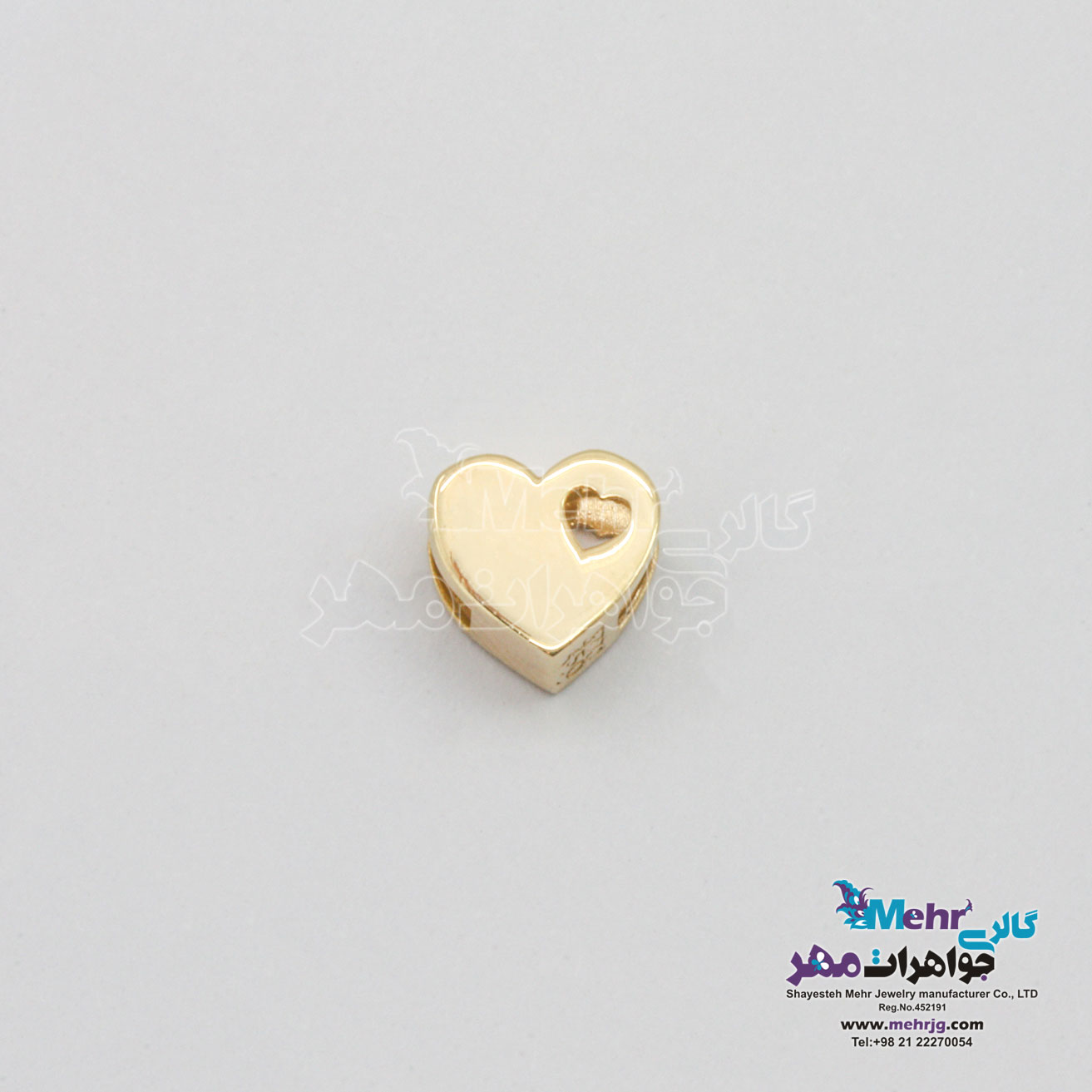 آویز طلا - طرح قلب