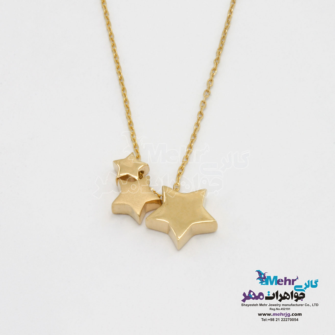 گردنبند طلا - طرح ستاره