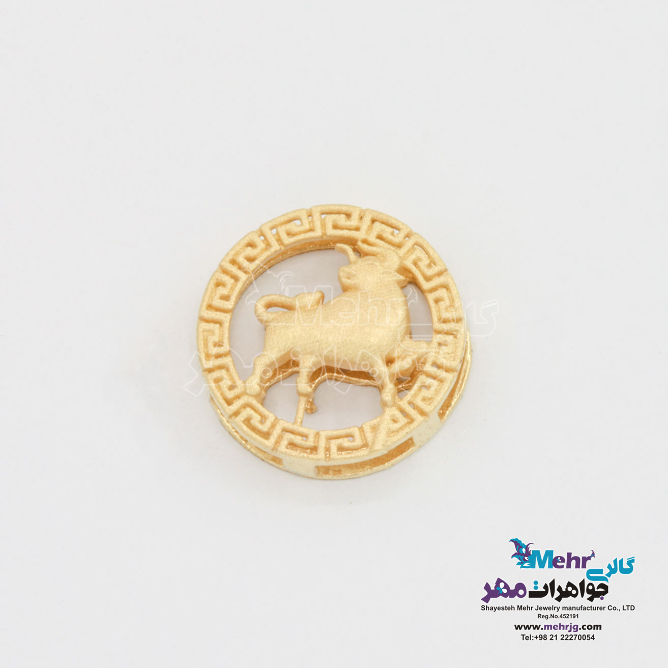آویز طلا - طرح ماه تولد اردیبهشت