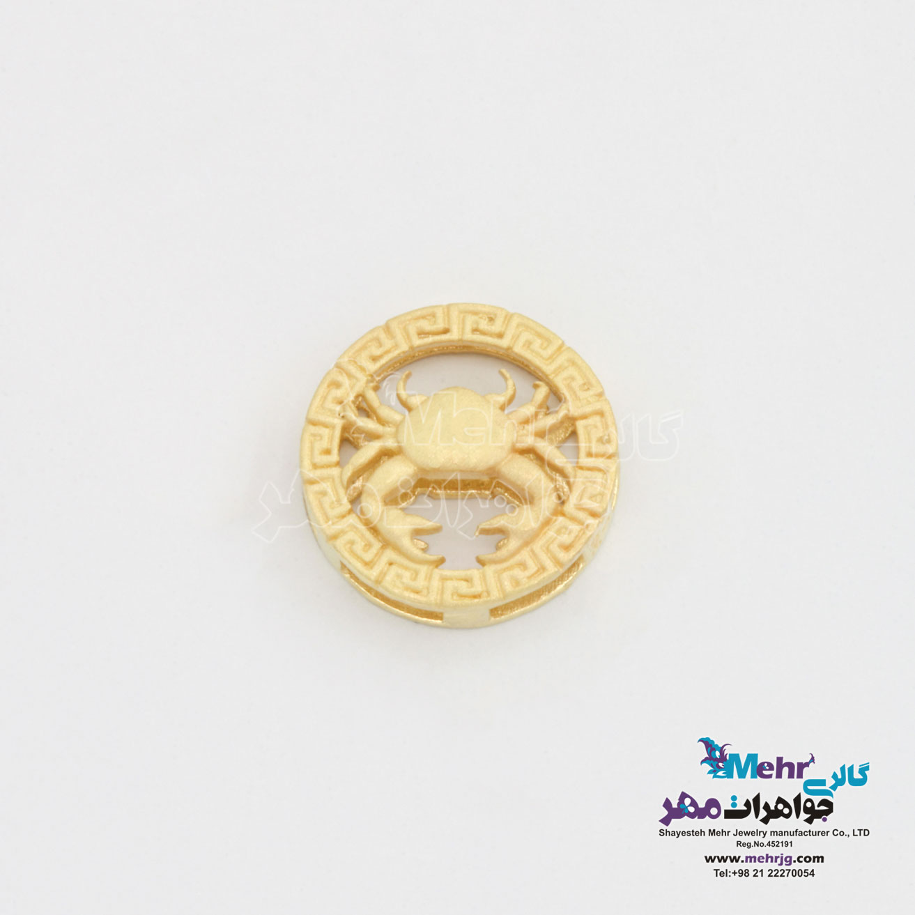 آویز طلا - طرح ماه تولد تیر