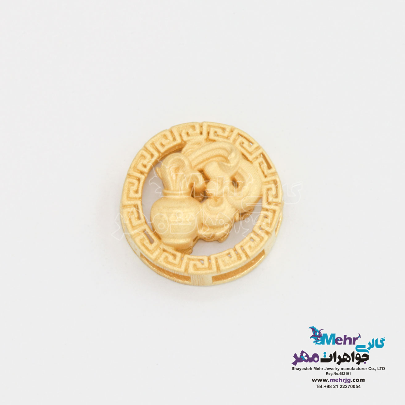 آویز طلا - طرح ماه تولد بهمن