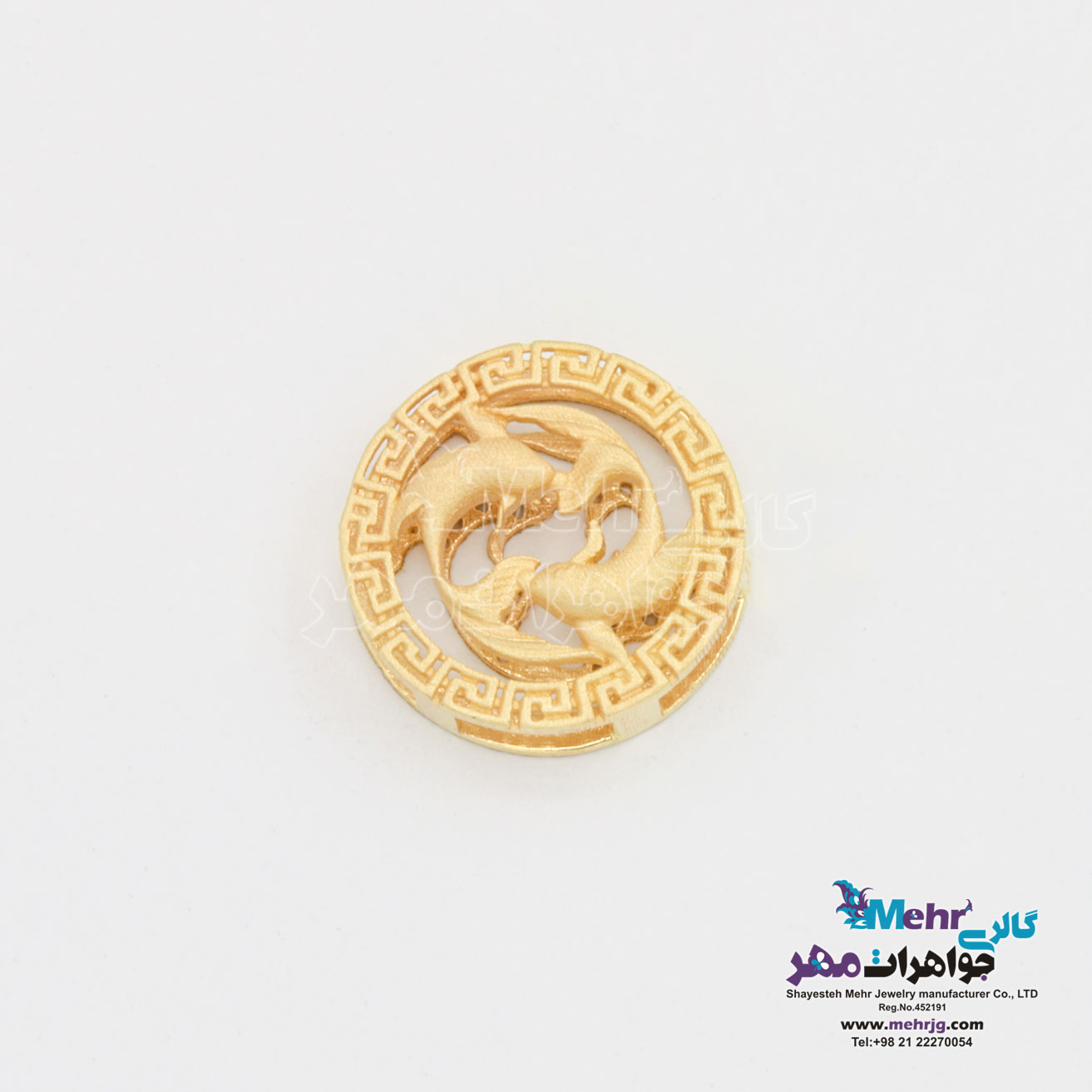 آویز طلا - طرح ماه تولد اسفند
