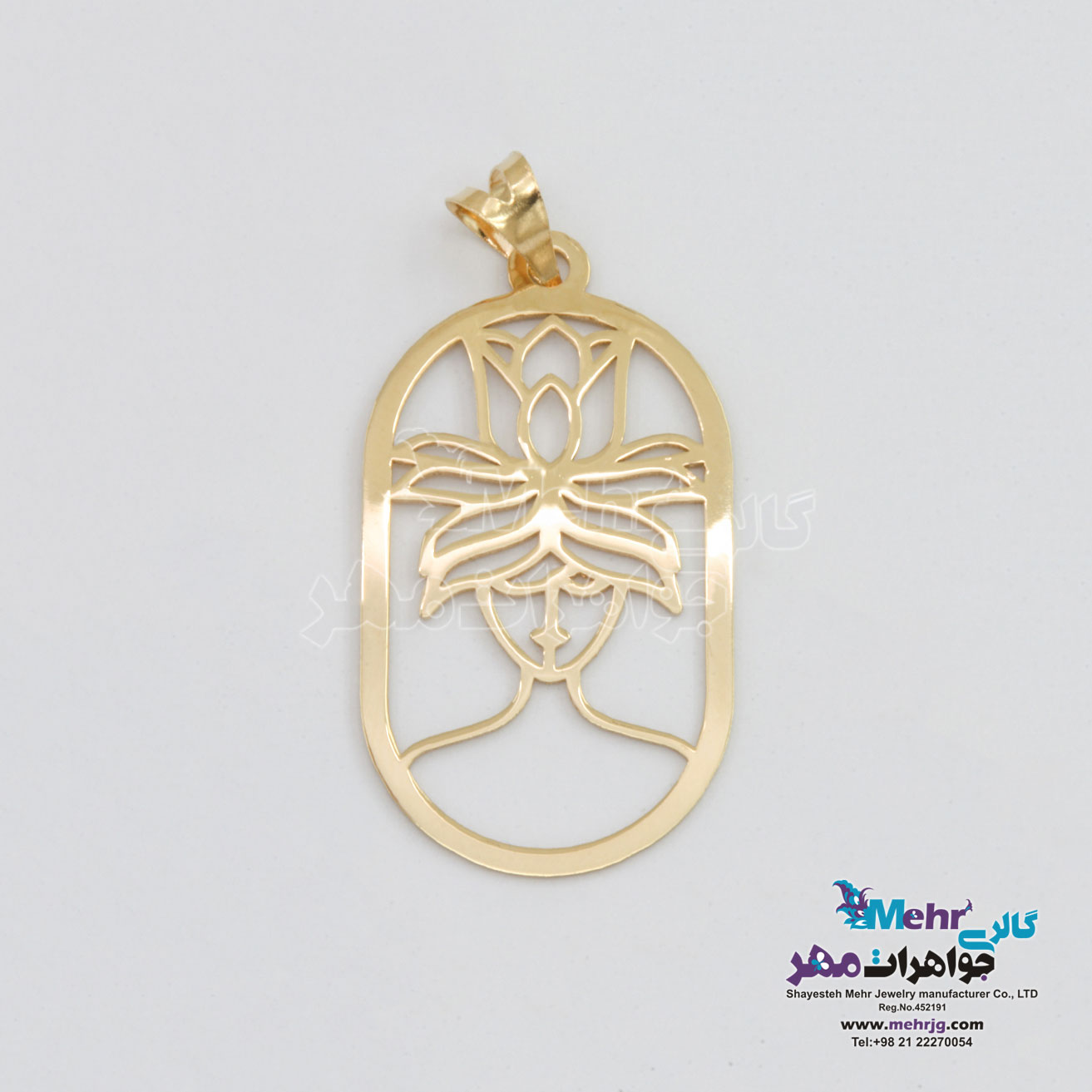 آویز طلا - طرح رخ