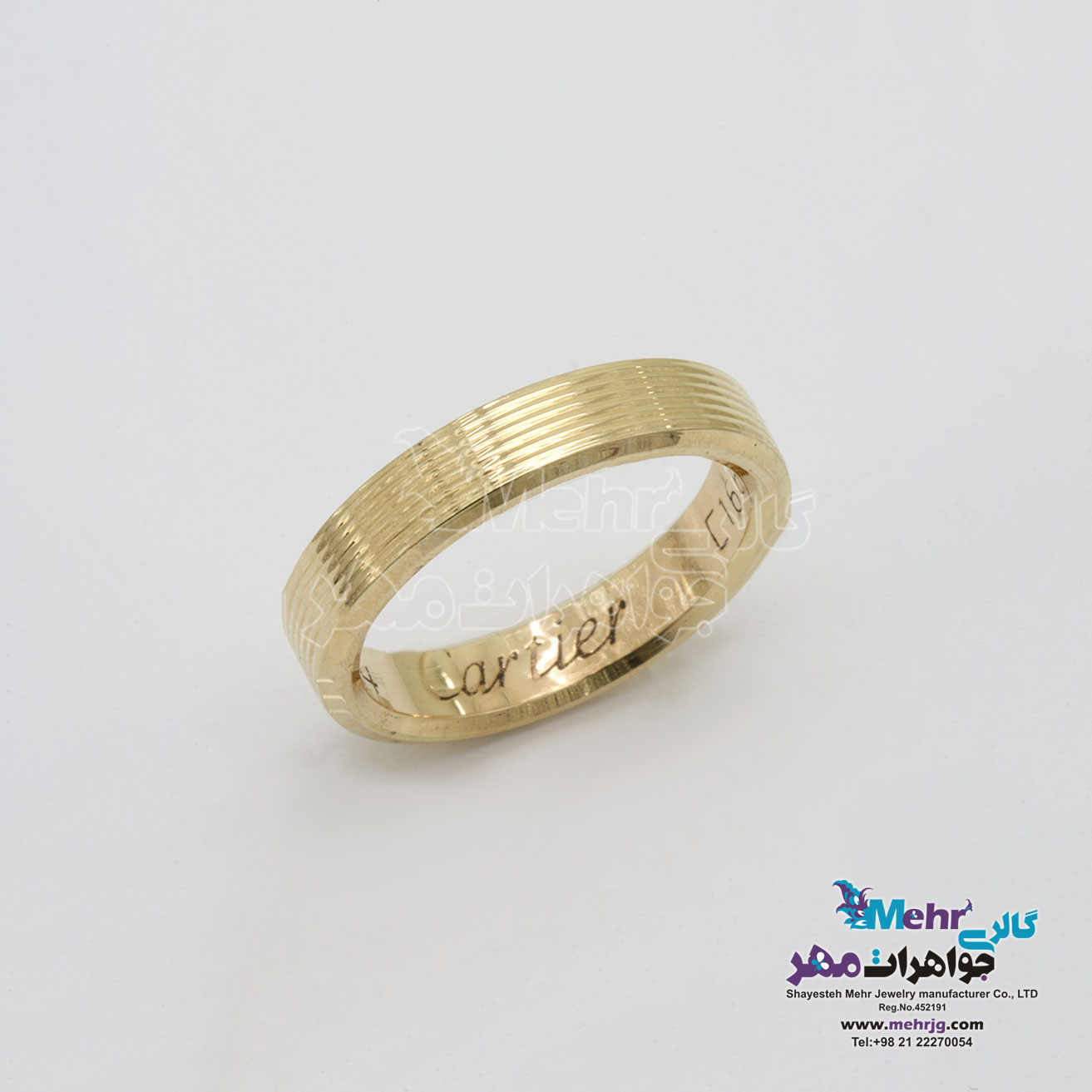 انگشتر طلا - طرح کارتیه