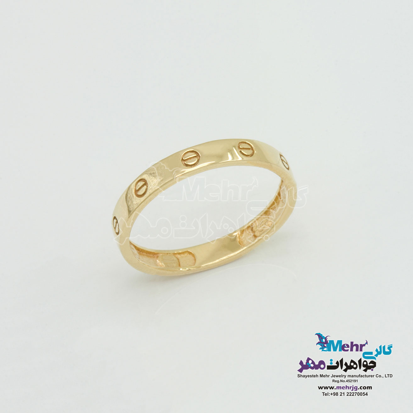انگشتر طلا - طرح کارتیه
