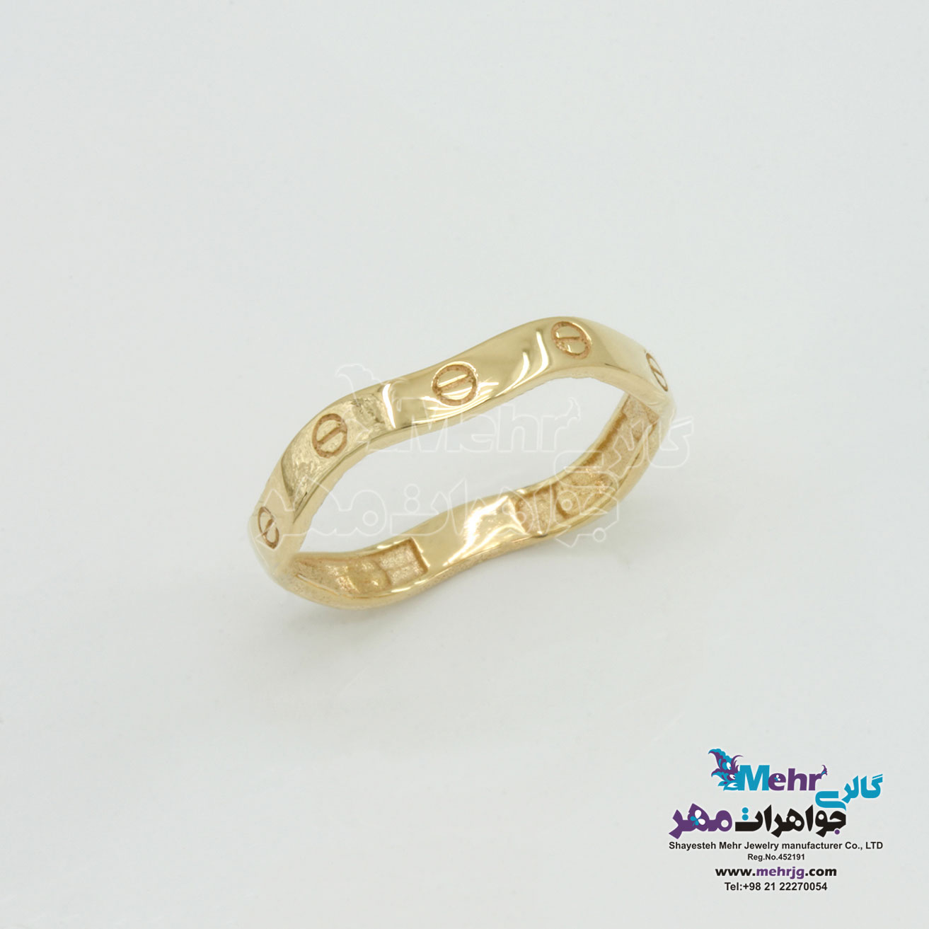 انگشتر طلا - طرح کارتیه