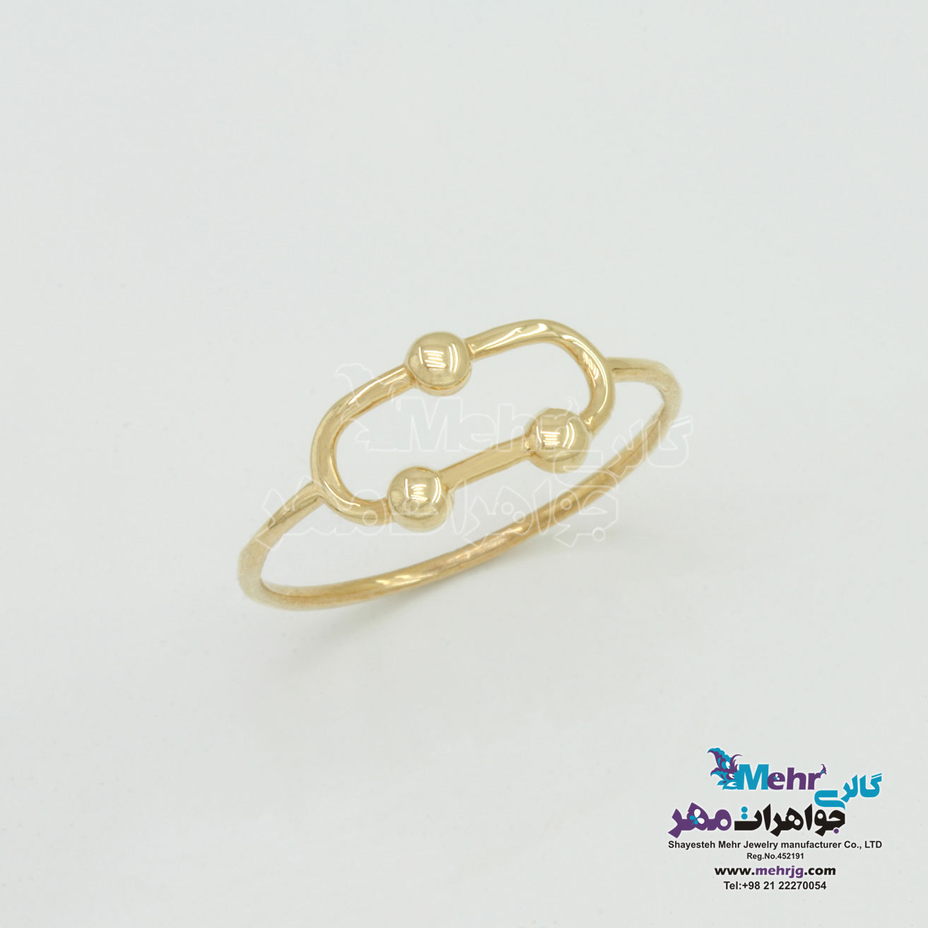 انگشتر طلا - طرح تیفانی