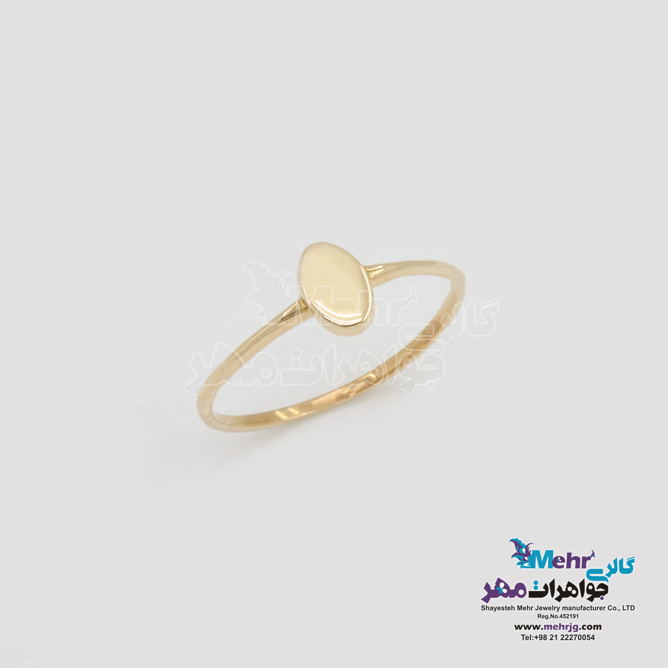 انگشتر طلا - طرح هندسی