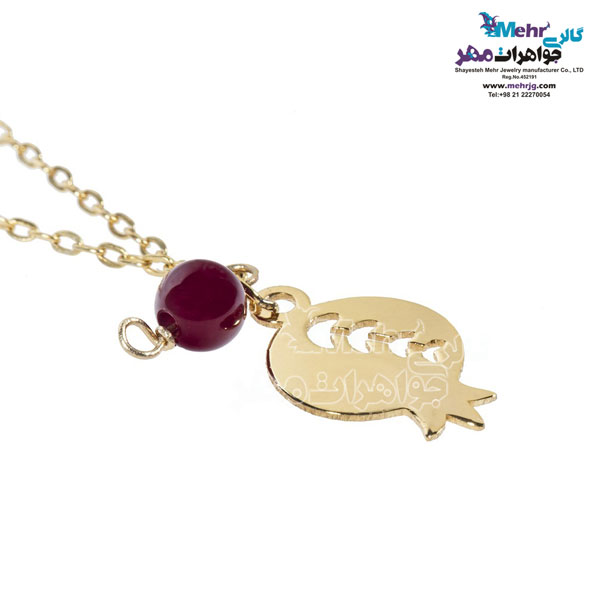 آویز ساعت طلا طرح انار