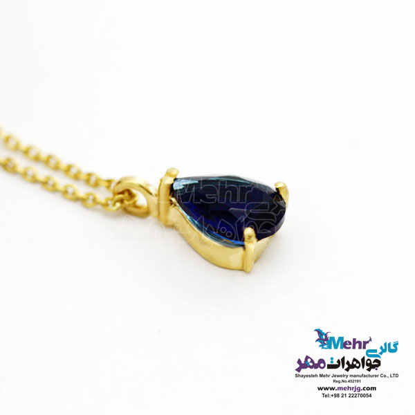 آویز ساعت طلا - طرح اشک