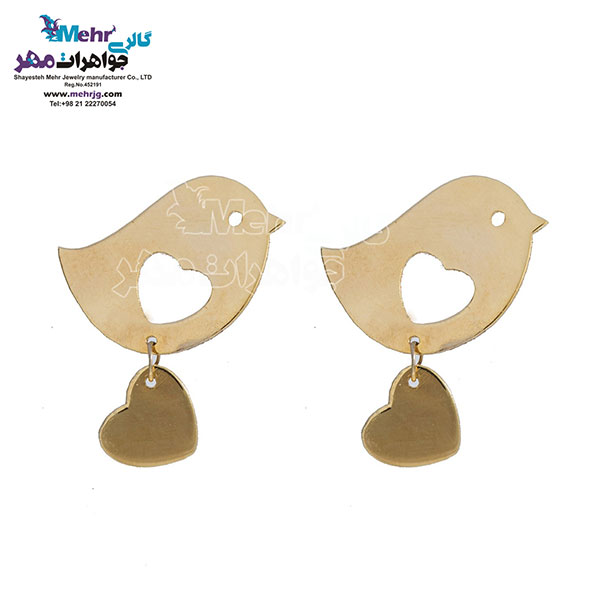 گوشواره طلا - طرح جوجه