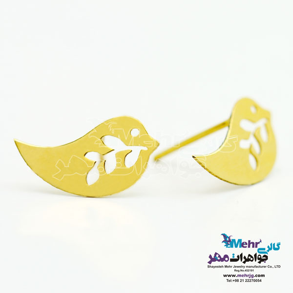گوشواره طلا - طرح پرنده