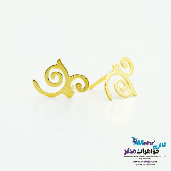گوشواره طلا - طرح اسپیرال