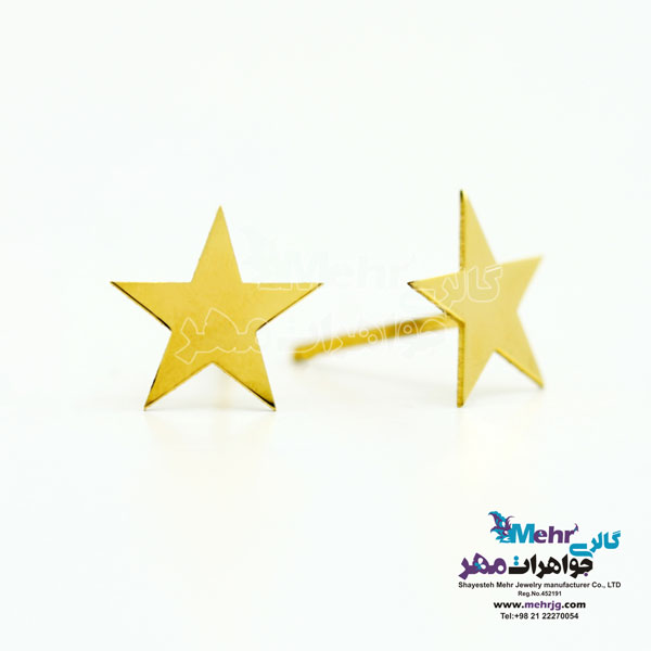 گوشواره طلا - طرح ستاره