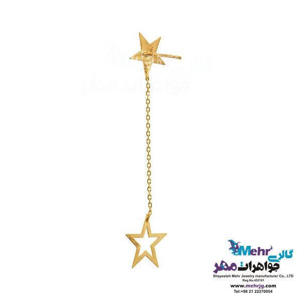 گوشواره طلا - طرح ستاره