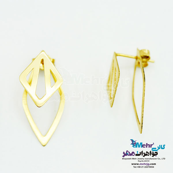گوشواره طلا - طرح هندسی