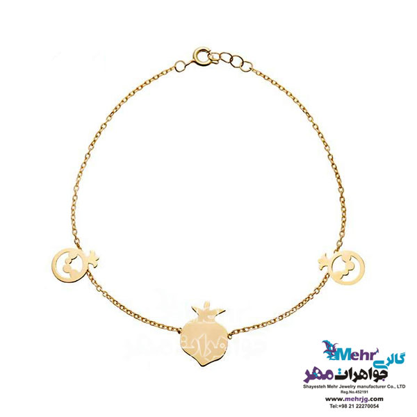 پابند طلا - طرح انار