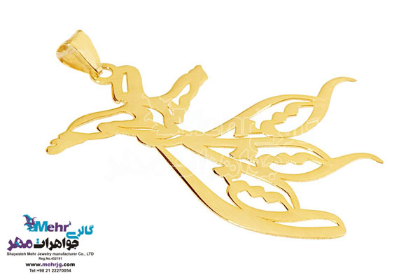 آویز اسم طلا - طرح مریم - رقص سماع