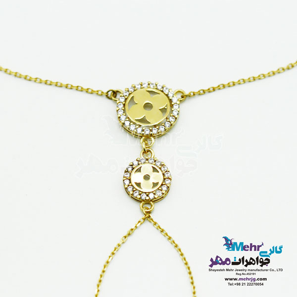 دستبند انگشتری طلا - طرح ون کلیف