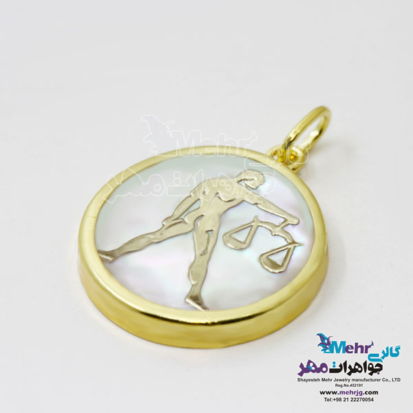 آویز طلا - ماه تولد مهر