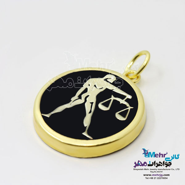 آویز طلا - ماه تولد مهر