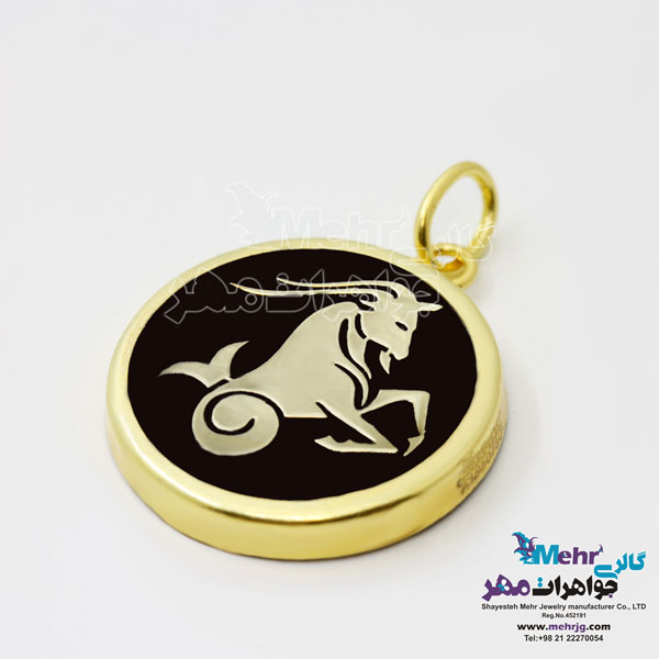 آویز طلا - ماه تولد دی