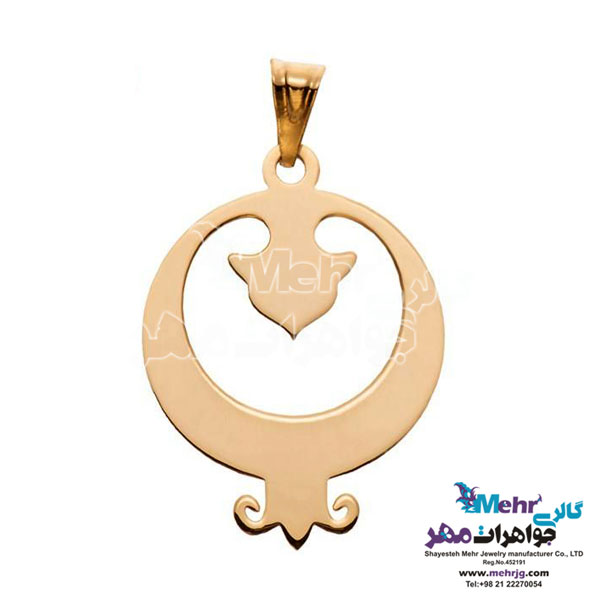 آویز طلا - طرح انار