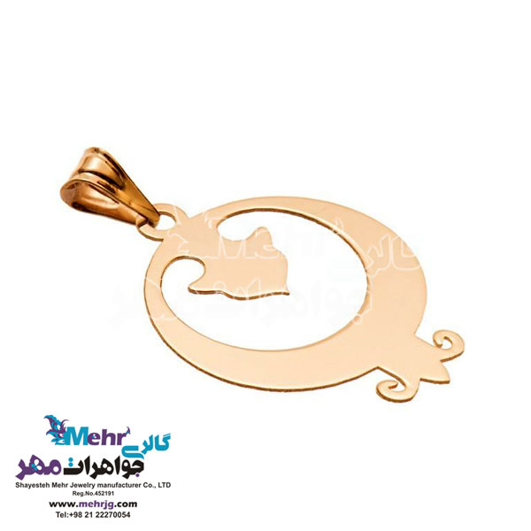 آویز طلا - طرح انار