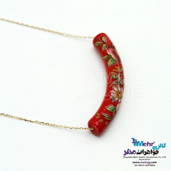 گردنبند طلا - طرح ساکورا