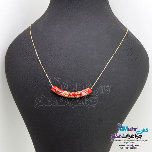 گردنبند طلا - طرح ساکورا