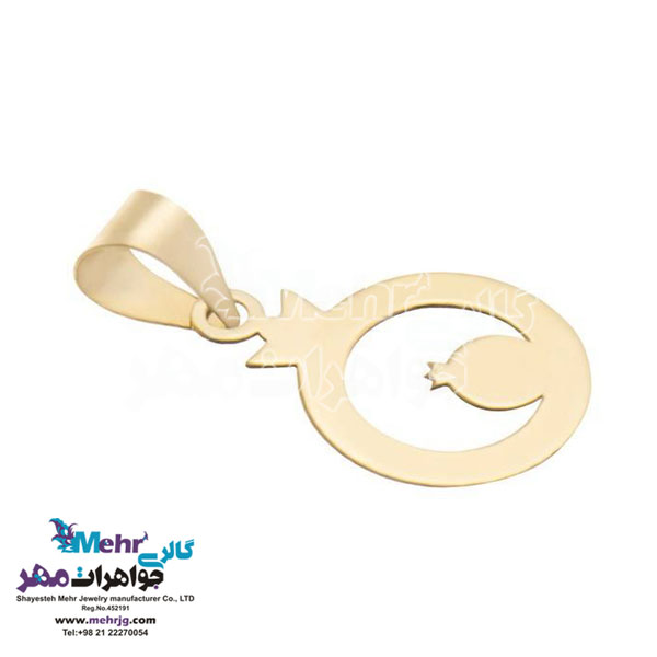 آویز طلا - طرح انار