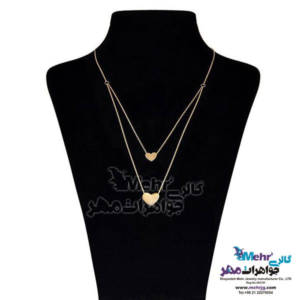 گردنبند طلا - طرح قلب
