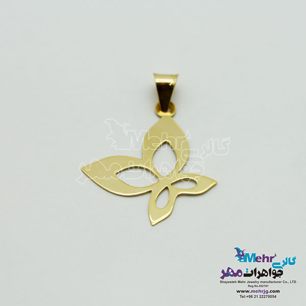 آویز طلا - طرح پروانه