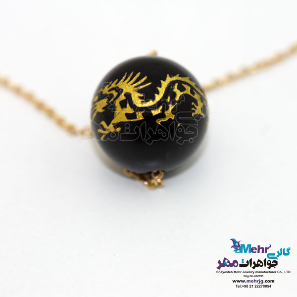 گردنبند طلا - طرح انیکس طلاکوب
