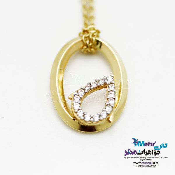 گردنبند طلا - طرح قطره