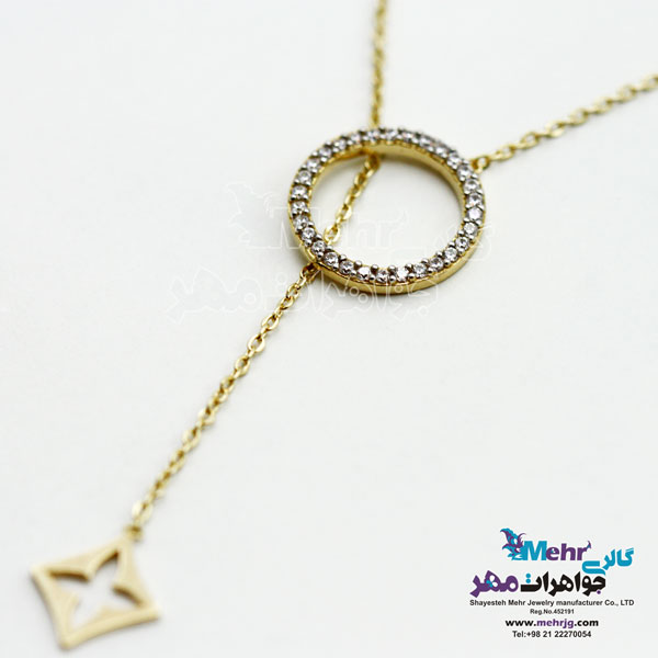 گردنبند طلا - طرح لویی ویتون