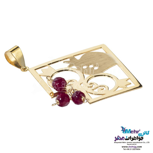آویز طلا - طرح انار
