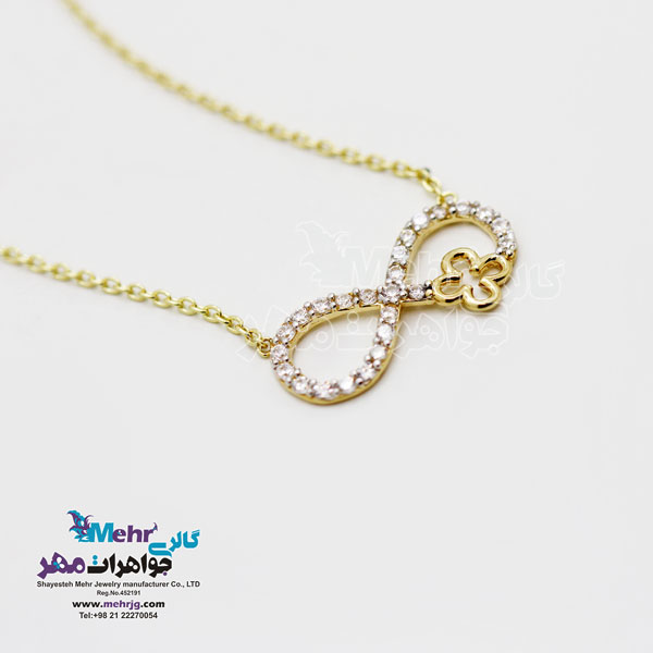 گردنبند طلا - طرح بی نهایت