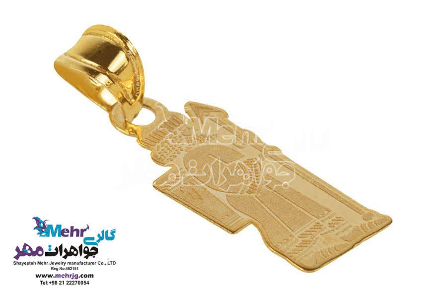 آویز طلا - طرح سرباز هخامنشی