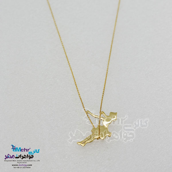گردنبند طلا - طرح تاب بازی
