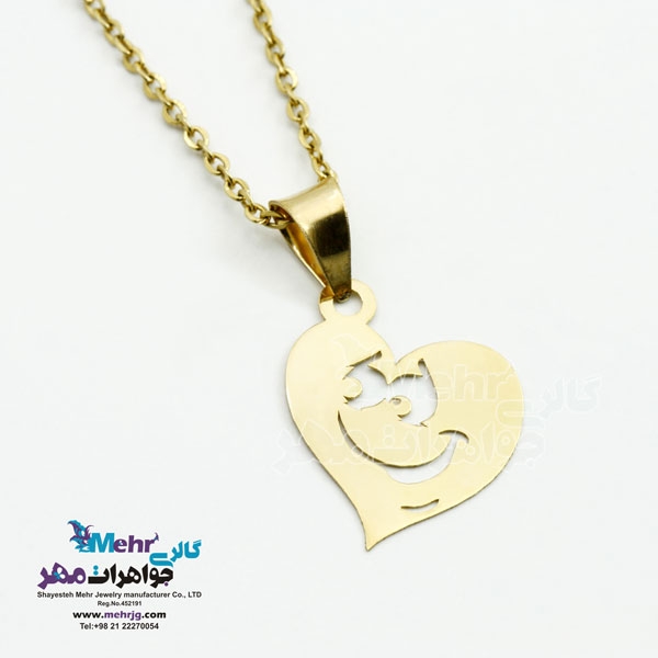 آویز طلا - طرح قلب