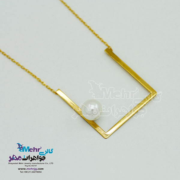 گردنبند طلا - طرح هندسی