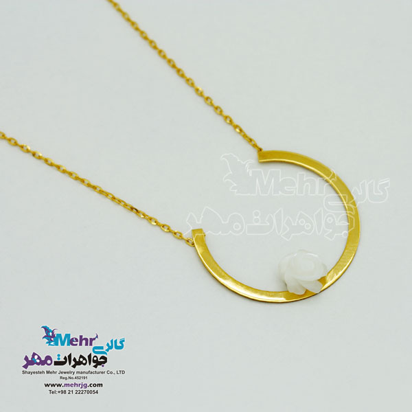 گردنبند طلا - طرح هندسی